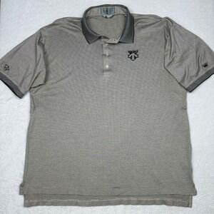 VTG Descente Internation Collection Double Mercerized Egyptian Cotton Polo Shirt